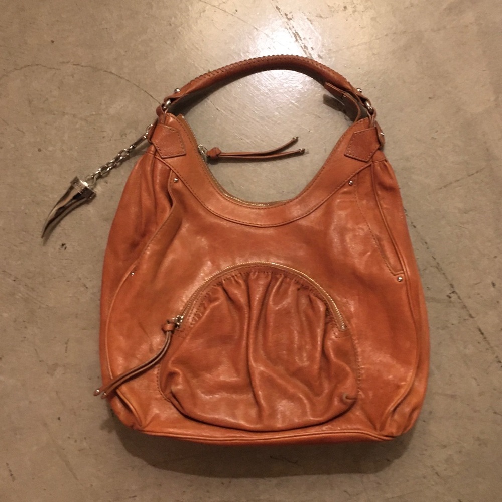 Botkier Carmel Leather Hobo Bag